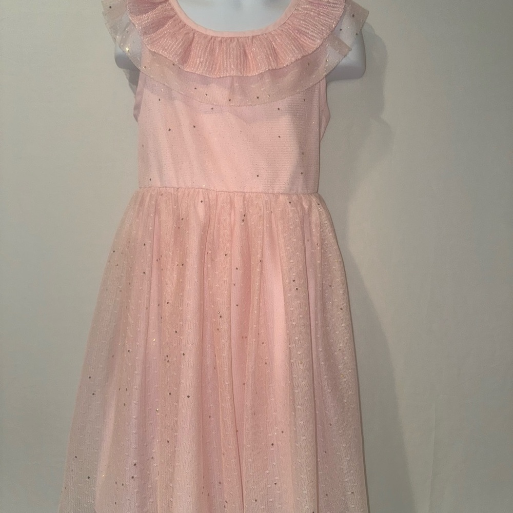 Cat & Jack Pink Glitter Kids Dress